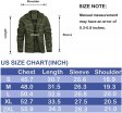 Men's Washed Cotton Hooded Military Jacket