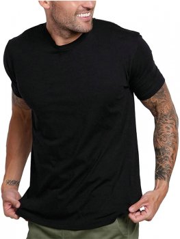 Men's T-Shirts - Premium Cotton Crew Neck Tees S - 3XL